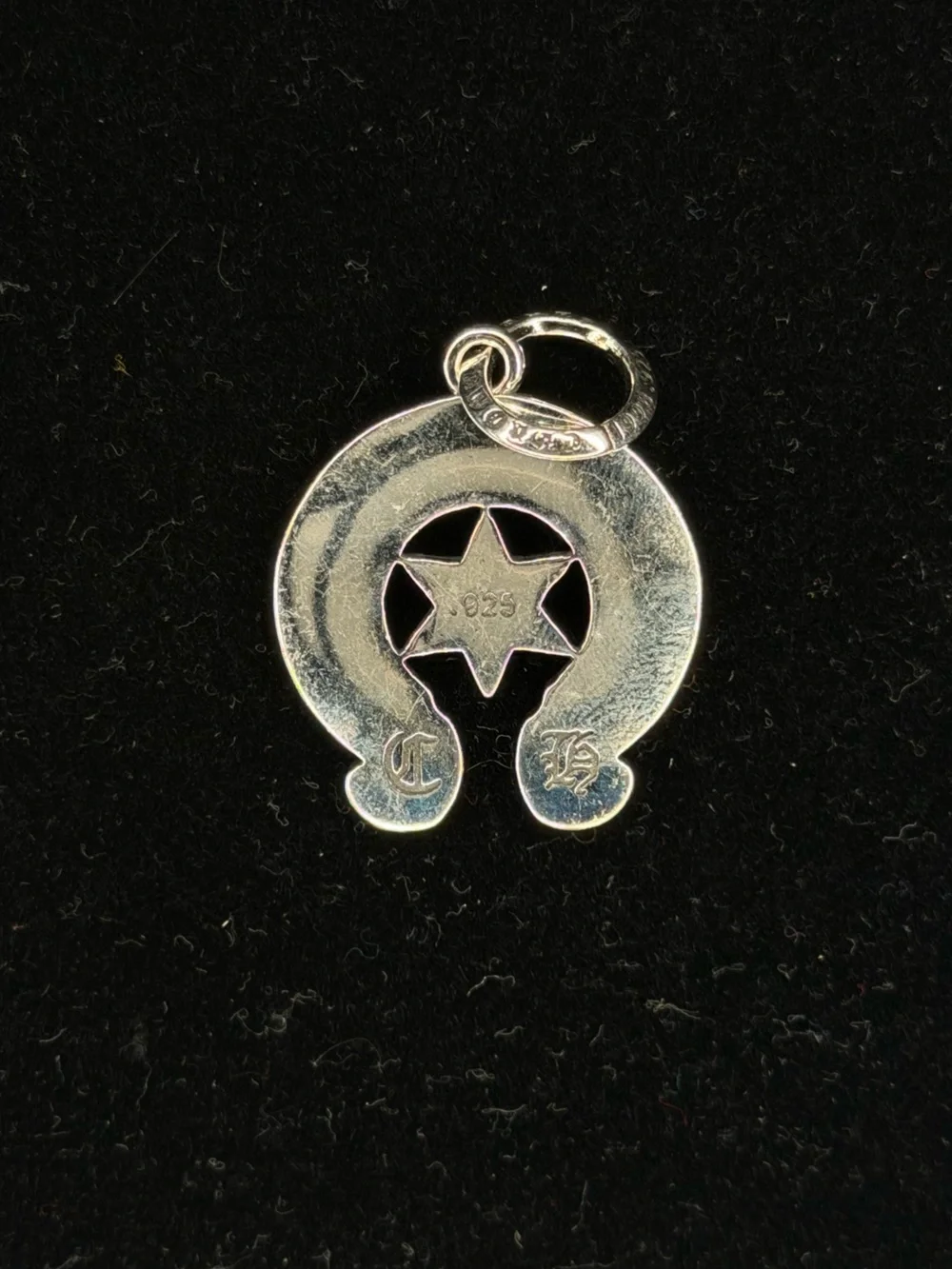 Chrome Hearts Horseshoe Floral Star Tag Unisex Pendant